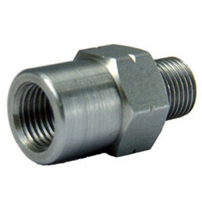 Adaptador hembra M10x1.25 cromado - motoscamaralweb.com