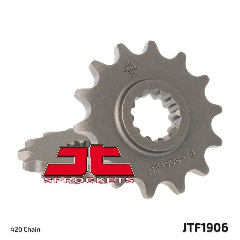 Piñón JT SPROCKETS acero estándar 1906 - Paso 420 - motoscamaralweb.com