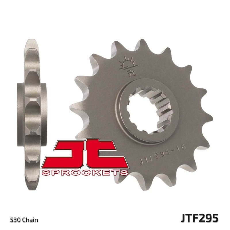 Piñón JT SPROCKETS acero estándar 295 - Paso 530 - motoscamaralweb.com