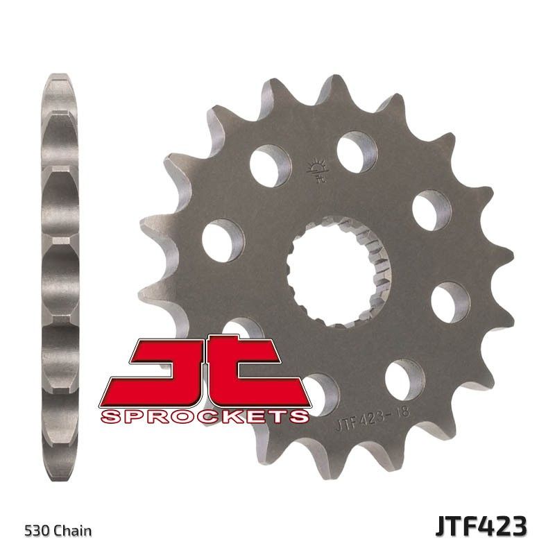 Piñón JT SPROCKETS acero estándar 423 - Paso 530 - motoscamaralweb.com