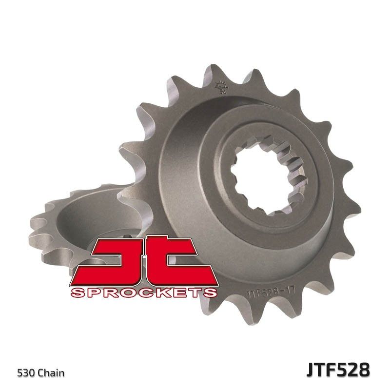 Piñón JT SPROCKETS acero estándar 528 - Paso 530 - motoscamaralweb.com