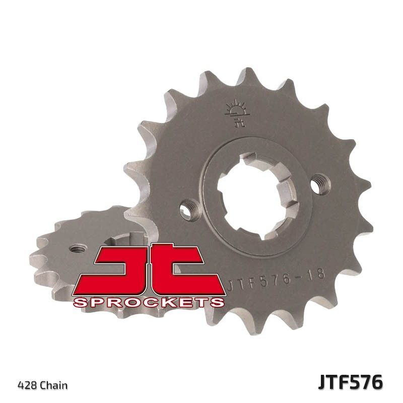 Piñón JT SPROCKETS acero estándar 576 - Paso 428 - motoscamaralweb.com
