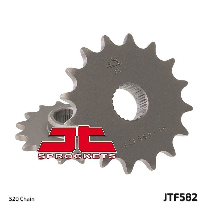 Piñón JT SPROCKETS acero estándar 582 - Paso 520 - motoscamaralweb.com