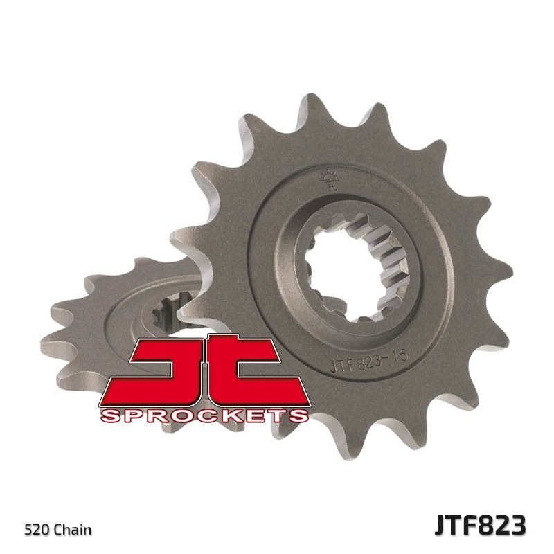 Piñón JT SPROCKETS acero estándar 823 - Paso 520 - motoscamaralweb.com