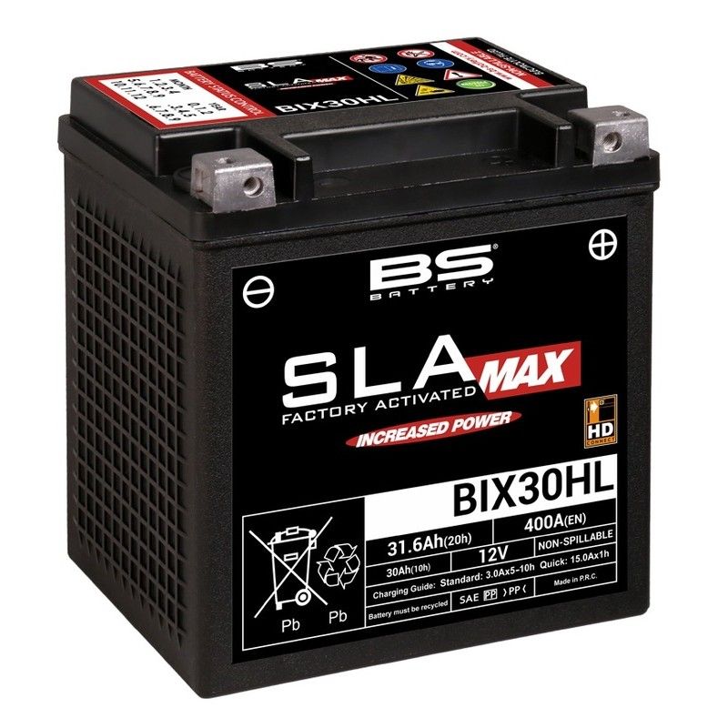 Batería BS BATTERY SLA MAX BIX30HL (FA) - motoscamaralweb.com