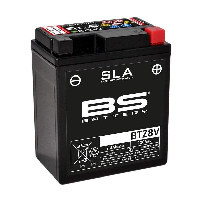 Batería BS BATTERY SLA BTZ8V (FA) - motoscamaralweb.com