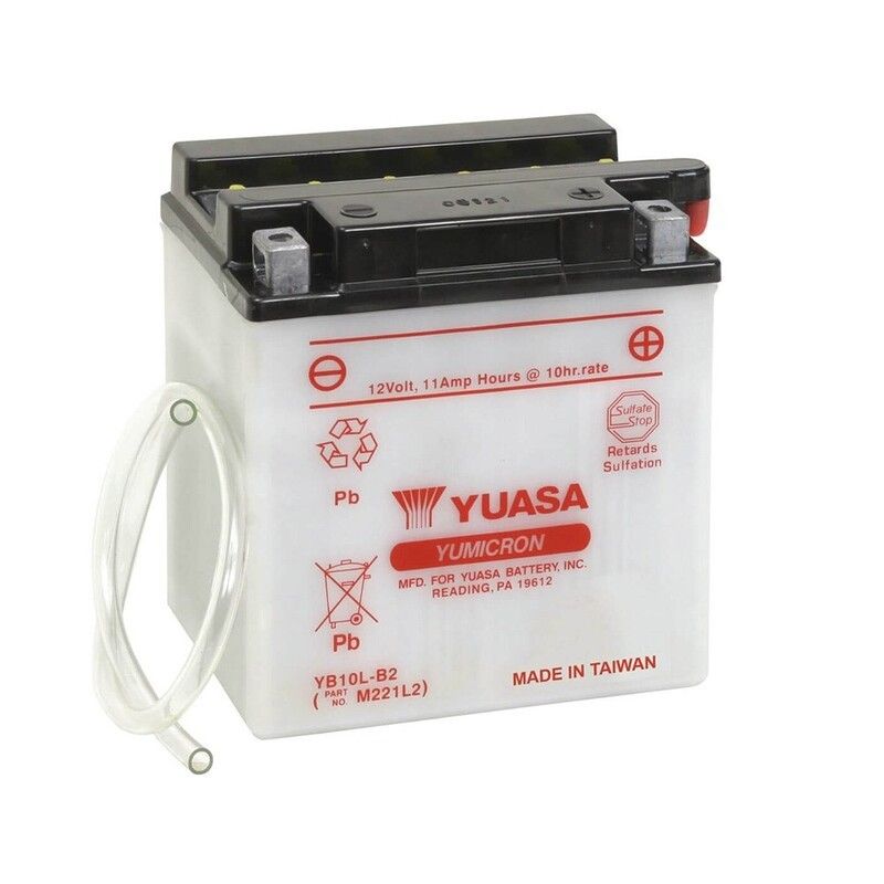 Batería YUASA YB10L-B2 Combipack (con electrolito) - motoscamaralweb.com
