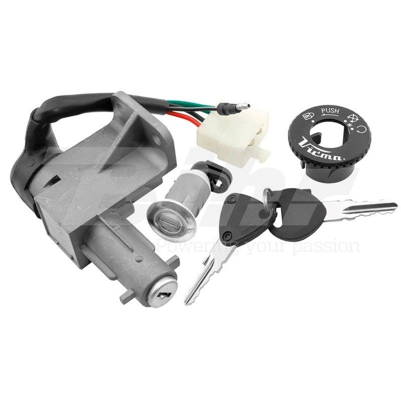 Juego cerraduras Kymco 50 Vitality 2T V PARTS - motoscamaralweb.com