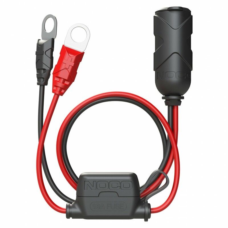 Adaptador NOCO para enchufe de 12 V. con terminales en ojal - motoscamaralweb.com