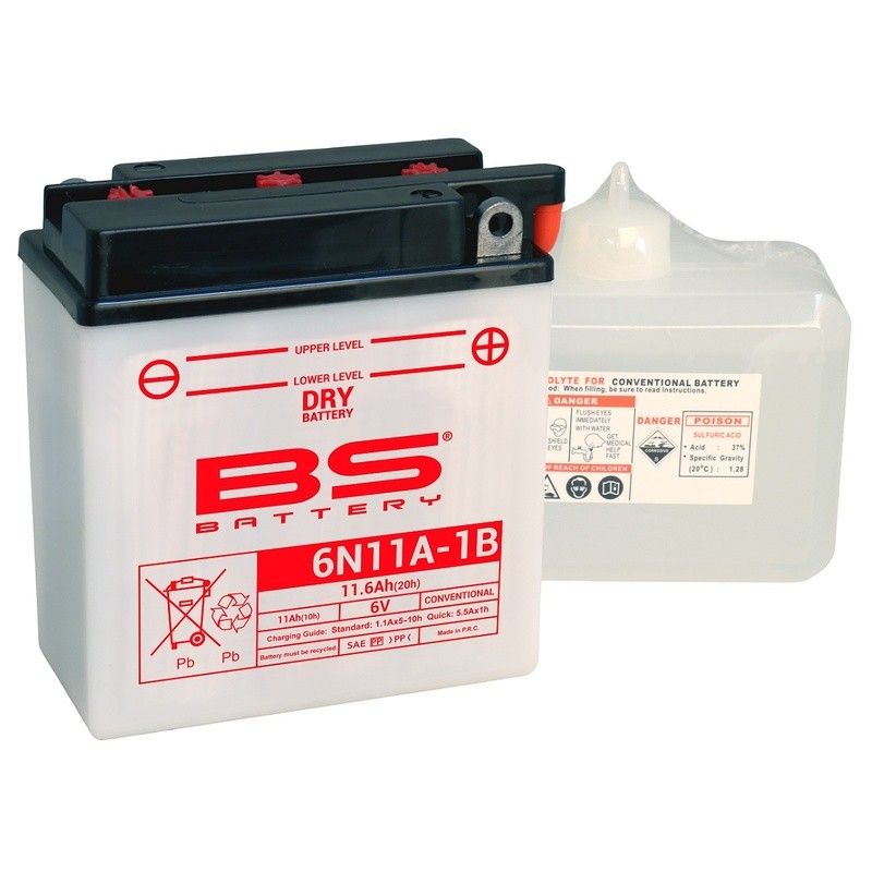 Batería BS BATTERY 6N11A-1B - motoscamaralweb.com