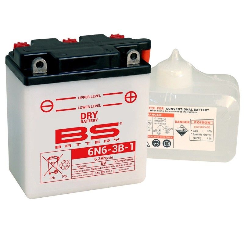 Batería BS BATTERY 6N6-3B-1 - motoscamaralweb.com
