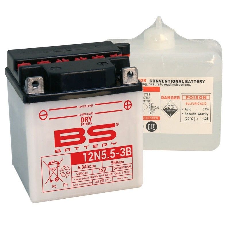 Batería BS BATTERY 12N5.5A-3B - motoscamaralweb.com