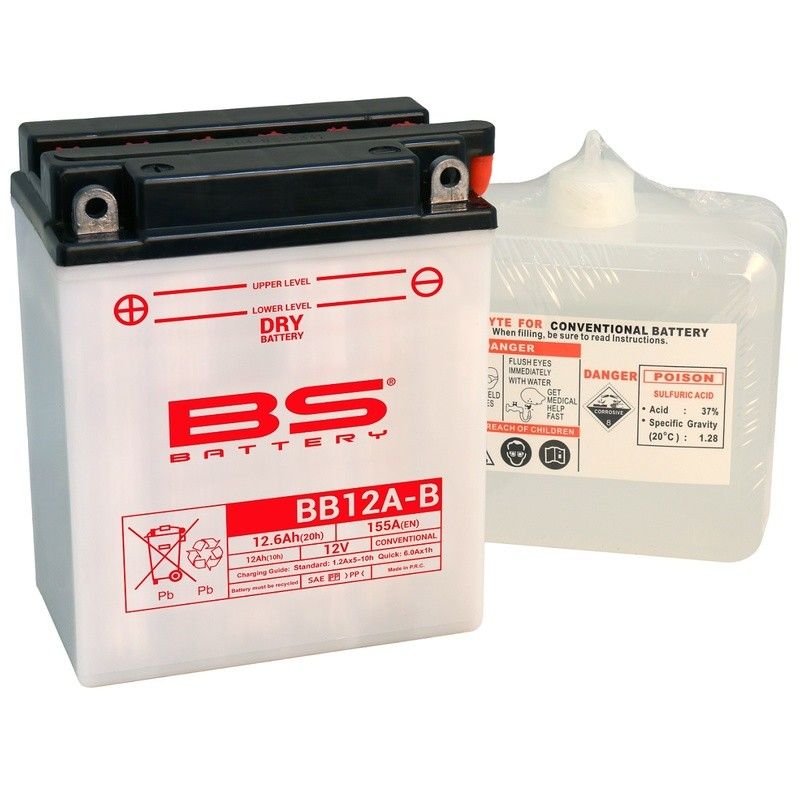 Batería BS BATTERY YB12A-B - motoscamaralweb.com