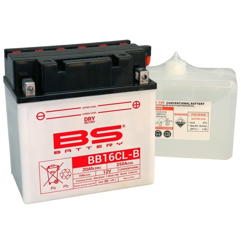 Batería BS BATTERY BB16CL-B (Fresh Pack) - motoscamaralweb.com