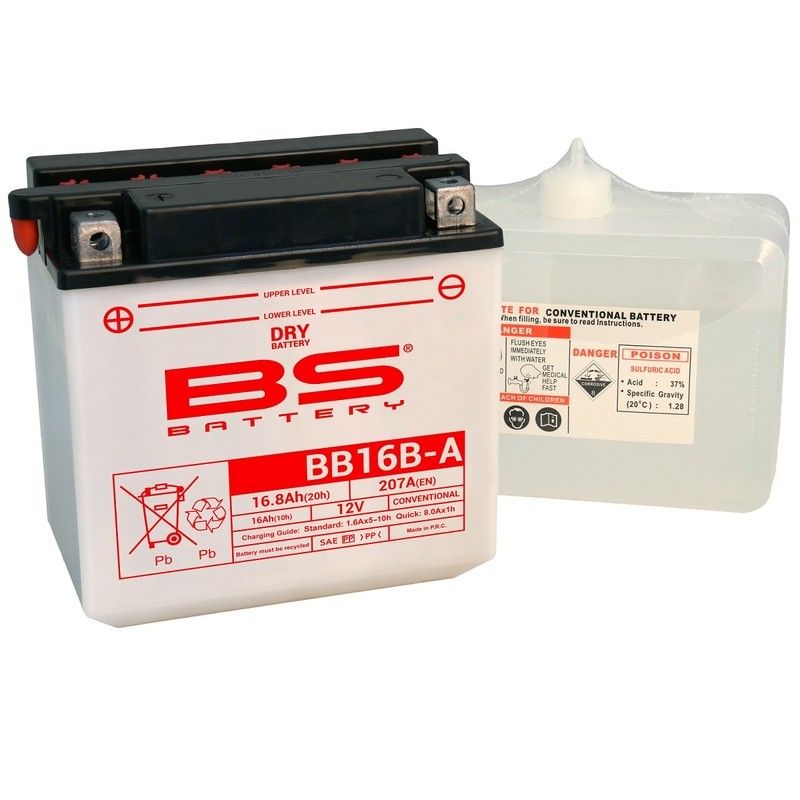Batería BS BATTERY BB16B-A - motoscamaralweb.com