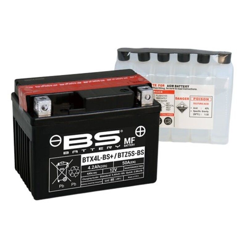 Batería BS BATTERY BTX4L+ / BTZ5S - motoscamaralweb.com