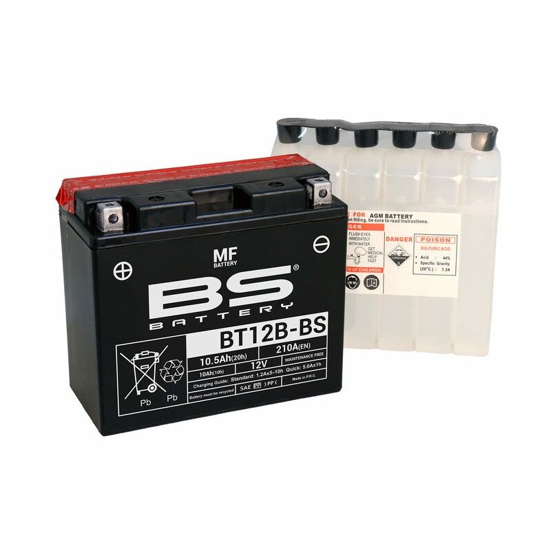 Batería BS BATTERY BT12B-BS - motoscamaralweb.com