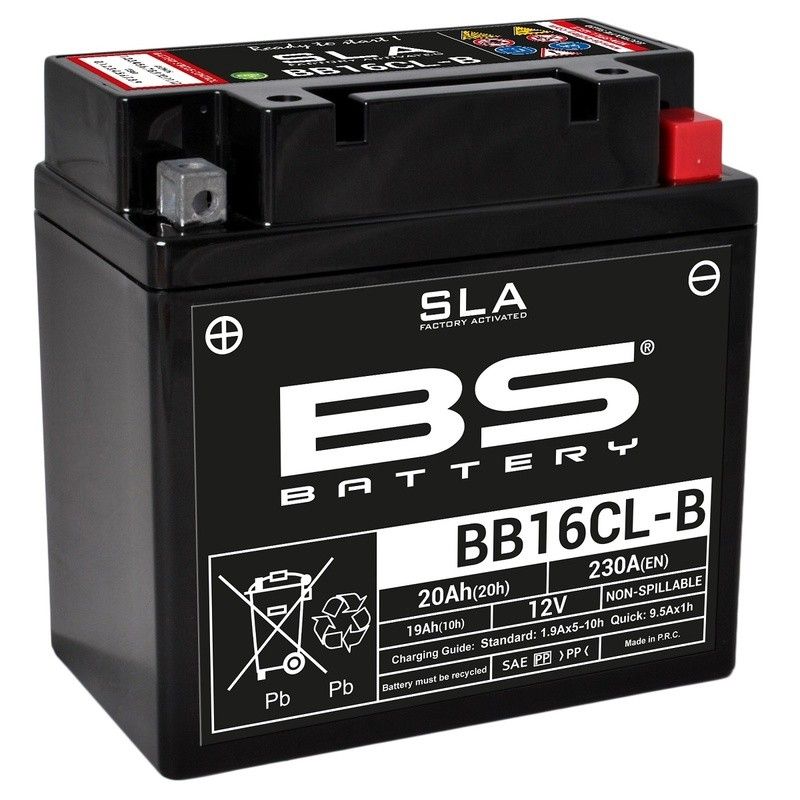 Batería BS BATTERY SLA BB16CL-B (FA) - motoscamaralweb.com