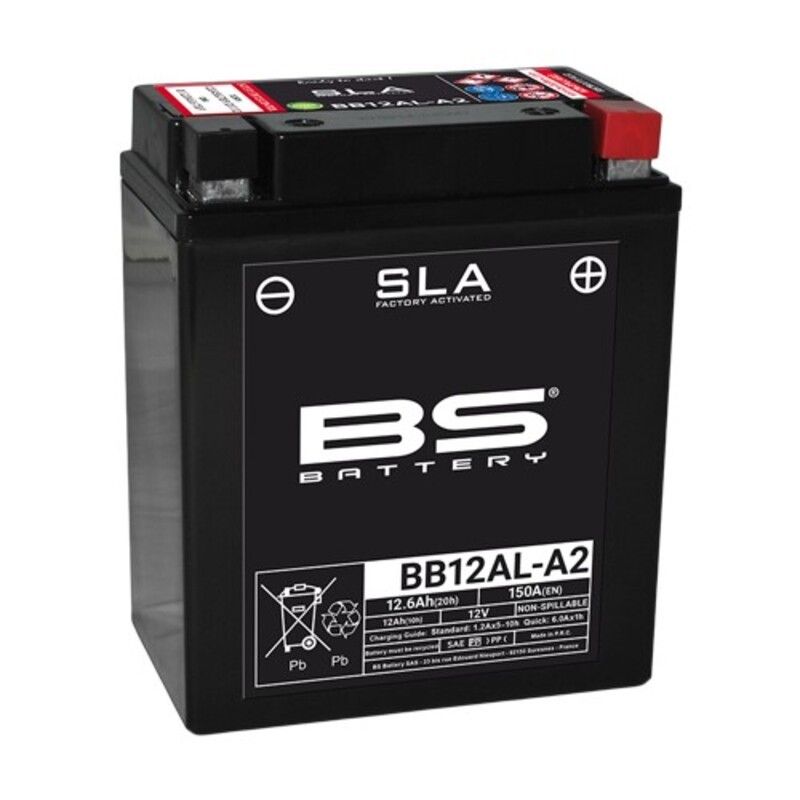 Batería BS BATTERY SLA BB12AL-A2 (FA) - motoscamaralweb.com
