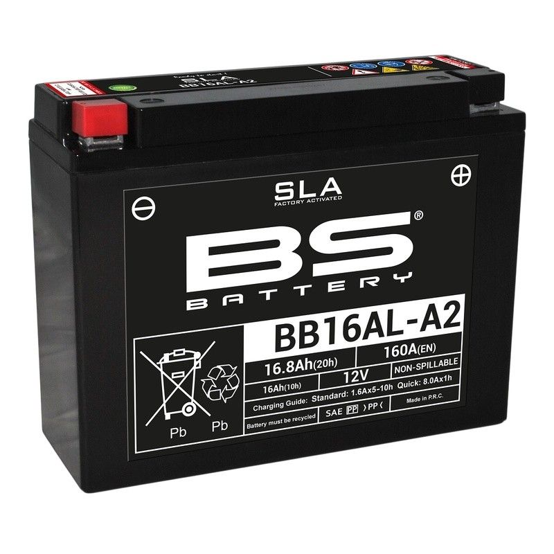 Batería BS BATTERY SLA BB16AL-A2 (FA) - motoscamaralweb.com