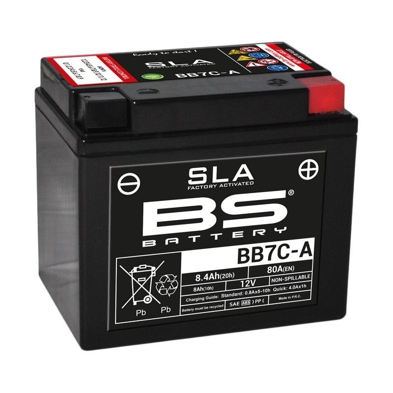 Batería BS BATTERY SLA BB7C-A (FA) - motoscamaralweb.com