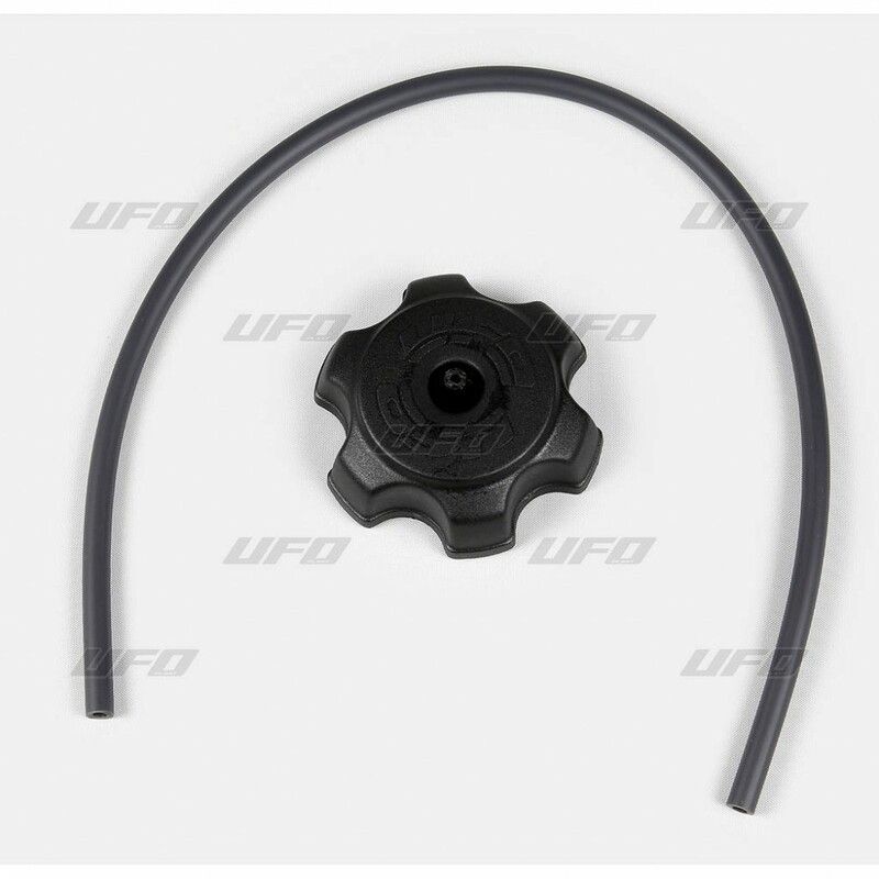 Tapón depósito UFO negro tipo Honda CR- motoscamaralweb.com