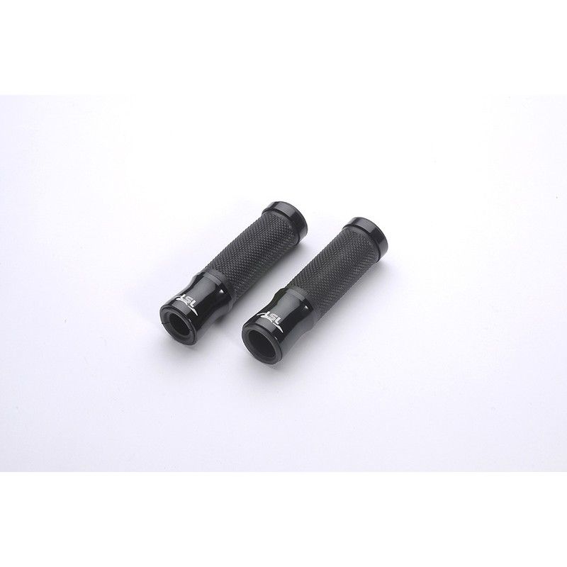 Puños aluminio CNC negro Ø22 - 125mm LSL 138G125SW- motoscamaralweb.co