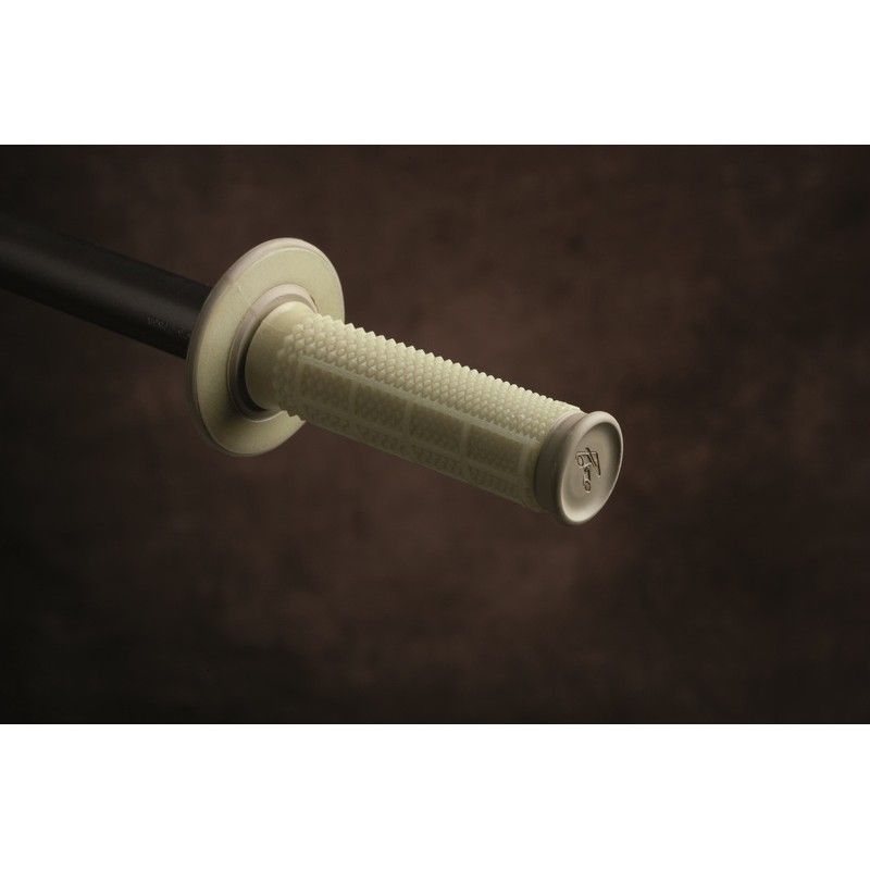 Puños Renthal Dual Kevlar MX tapered medio cuadradillo gris G166- moto