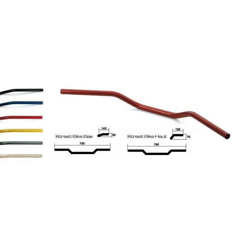 Manillar LN1 cromado LSL 123LN01CR - motoscamaralweb.com