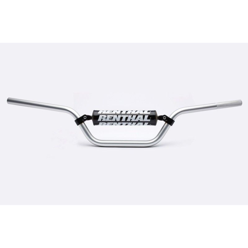 Manillar Renthal quad TRX LTZ plata con protector negro 787-01-SI-03-219 - motoscamaralweb.com