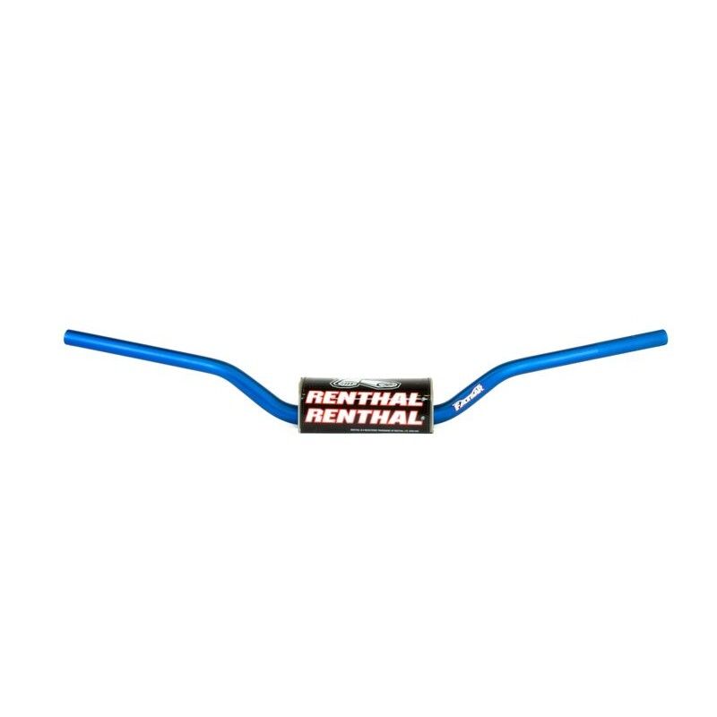 Manillar Renthal Fatbar Husqvarna azul con protector negro 827-01-BU - motoscamaralweb.com