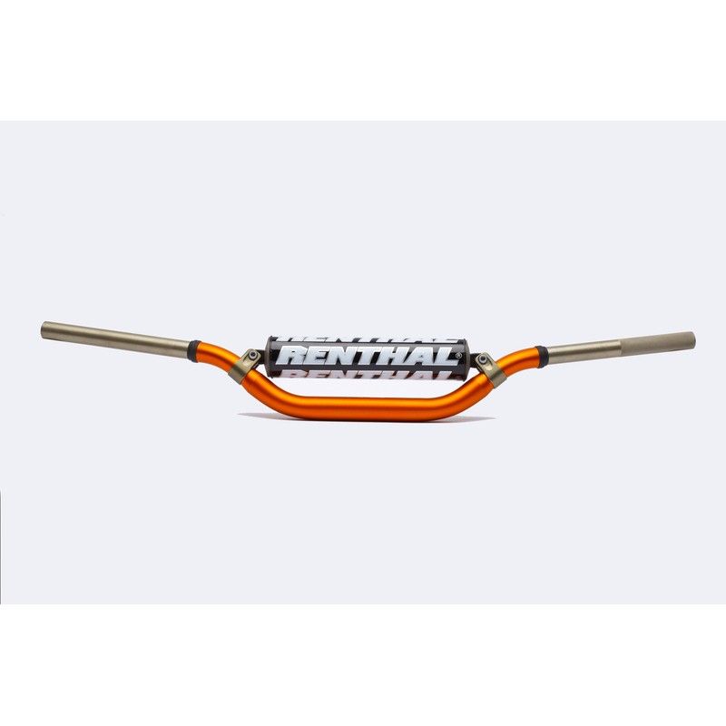 Manillar Renthal Twinwall 994 KTM high naranja con protector negro - motoscamaralweb.com