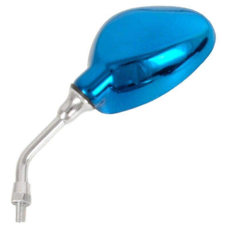 Juego de retrovisores universales V PARTS M8 rosca derecha azul - motoscamaralweb.com