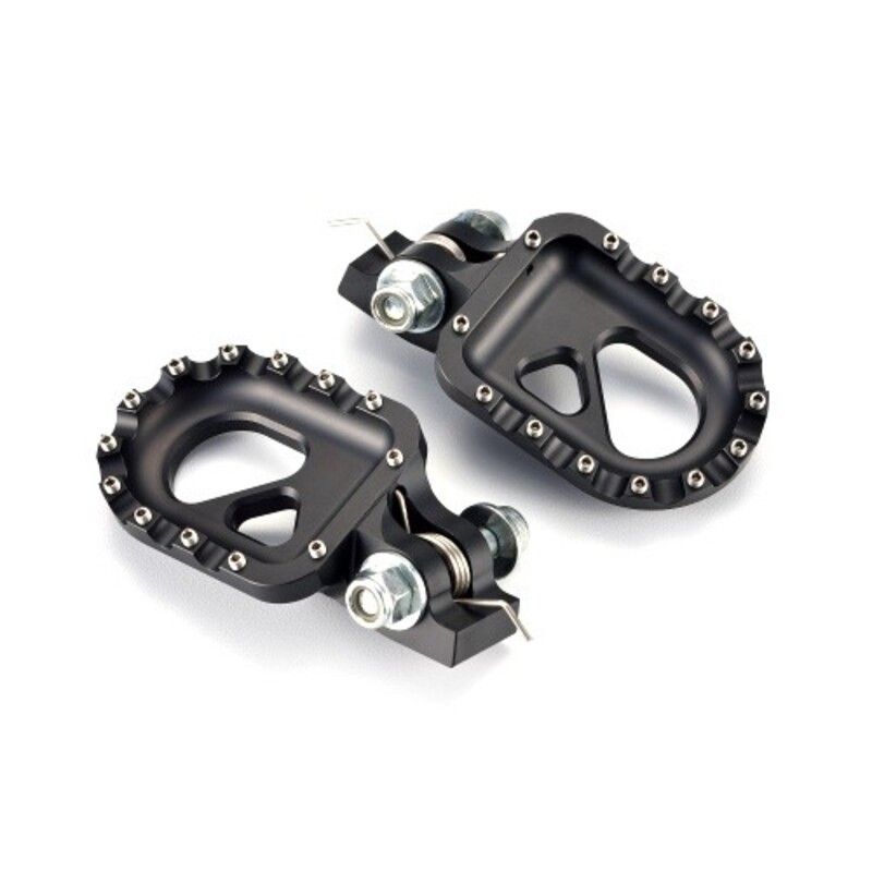 Estriberas Off Road trial negro todas las marcas- motoscamaralweb.com