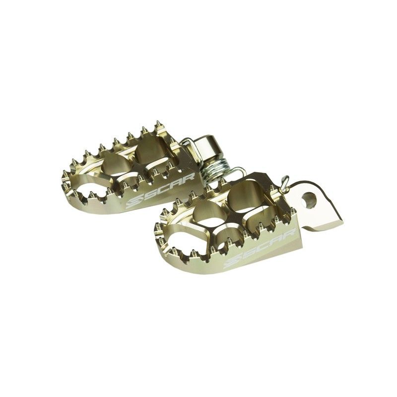 Estriberas SCAR EVO - Titanio- motoscamaralweb.com