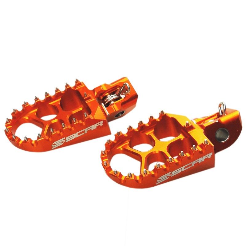 Estriberas SCAR EVO - Naranja - motoscamaralweb.com