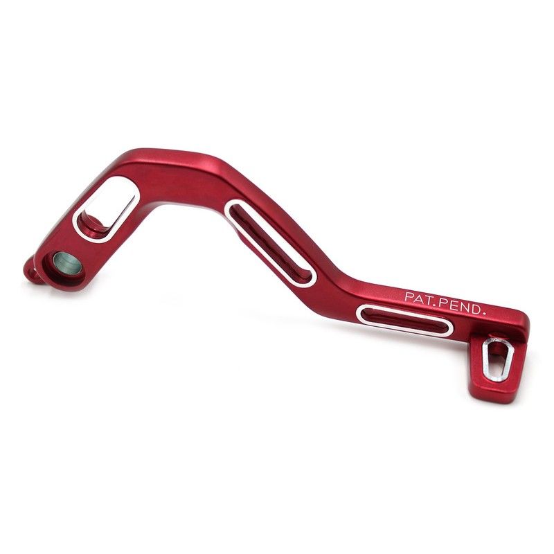 Pedal de freno V PARTS - Derbi aluminio rojo - motoscamaralweb.com