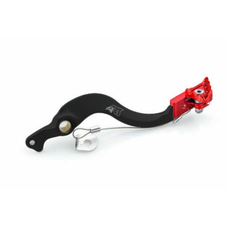 Pedal de freno Xtrem ART - negro rojo - motoscamaralweb.com