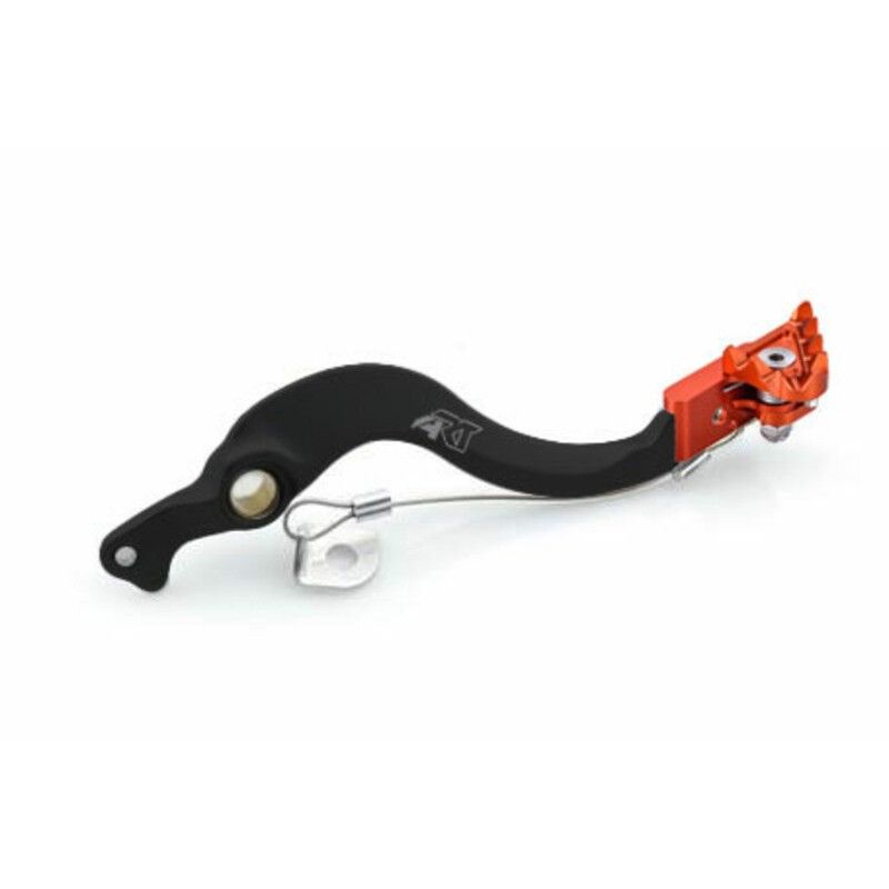 Pedal de freno Xtrem ART - negro naranja - motoscamaralweb.com