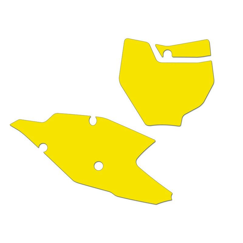 Kit adhesivos portanúmeros Blackbird KTM SX/SX-F 19 standard/amarillo - motoscamaralweb.com