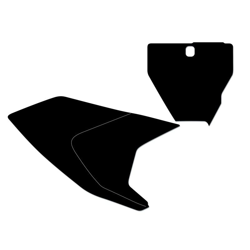 Kit adhesivos portanúmeros Blackbird HVA TC/FC 19 standard/negro - motoscamaralweb.com