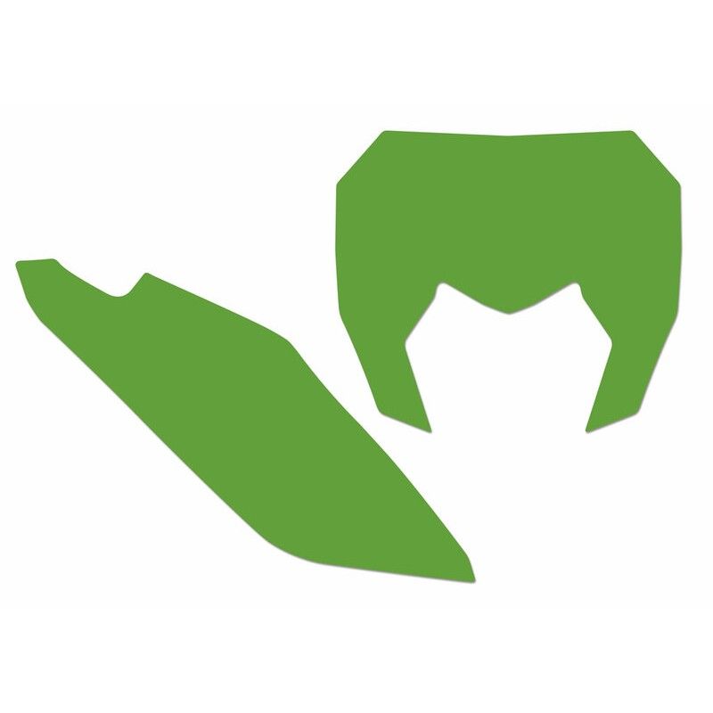 Juego adhesivos porta números BLACKBIRD verde Sherco SE / SE-F - motoscamaralweb.com