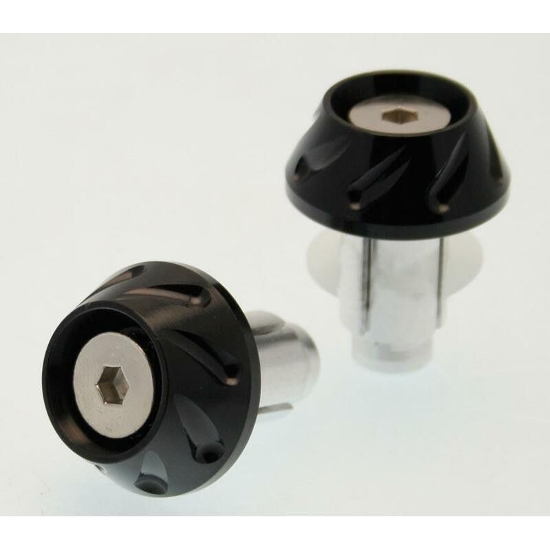 Punteras de manillar BIHR Ø14-17mm Negro - motoscamaralweb.com