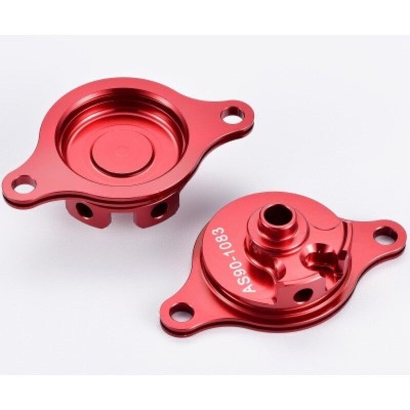 Tapa filtro de aceite rojo Honda V PARTS - motoscamaralweb.com