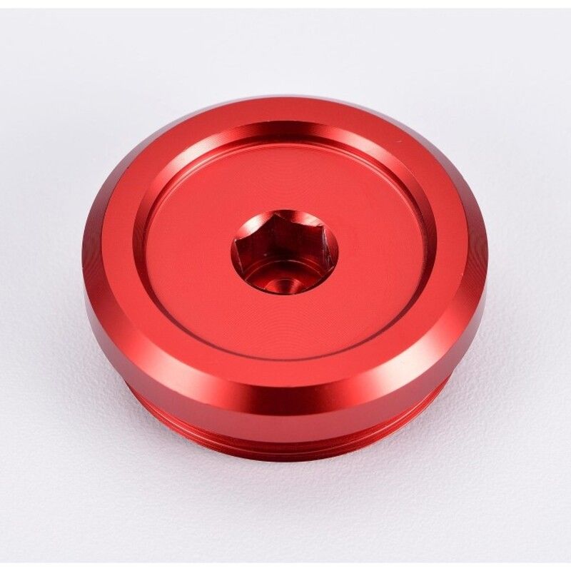Tapon llenado aceite V PARTS rojo BMW- motoscamaralweb.com