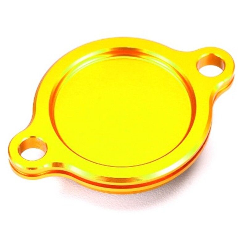 Tapa filtro de aceite amarillo Suzuki V PARTS - motoscamaralweb.com