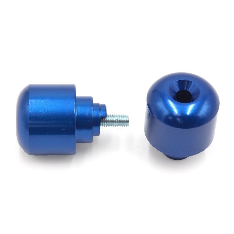 Juego contrapesos manillar V PARTS aluminio azul - motoscamaralweb.com