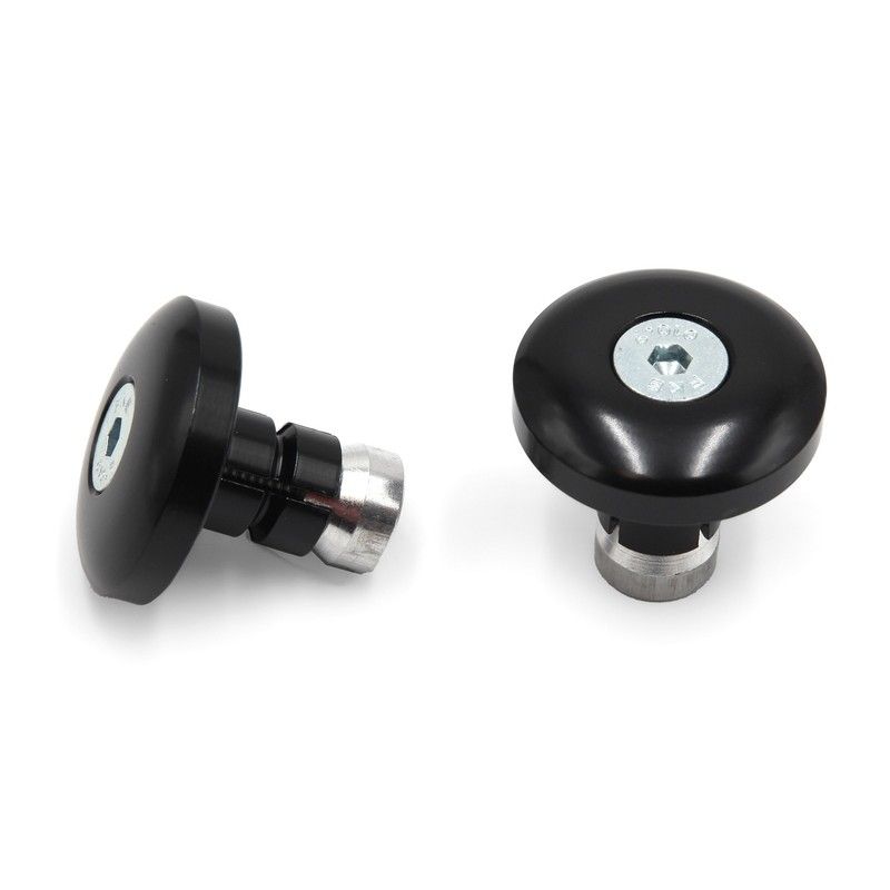 Juego contrapesos manillar V PARTS aluminio 13.5mm negro - motoscamaralweb.com