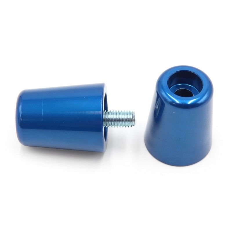 Juego contrapesos manillar V PARTS aluminio Kawasaki azul - motoscamaralweb.com