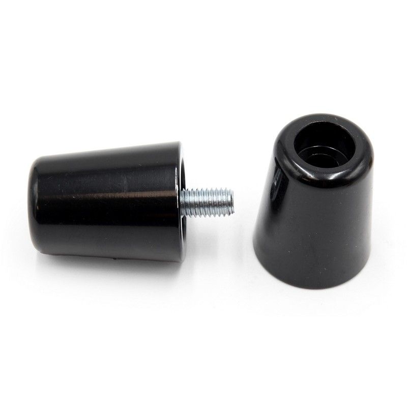 Juego contrapesos manillar V PARTS aluminio Kawasaki negro - motoscamaralweb.com